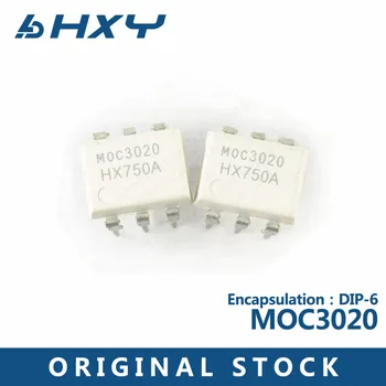 10BUC MOC3020 DIP-6 în linie controlabile photocoupler/izolator