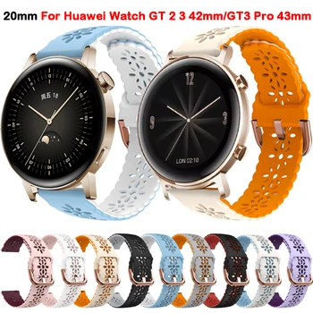 Curea silicon Trupa Pentru Huawei Watch GT3 GT 3 GT2 2 42mm/Pro 43mm Ceasul Inteligent Onoare Magic 2 42mm Bratara 20mm Înlocuire Curea
